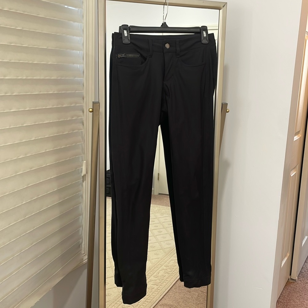 Lululemon slim fit 5 pocket black pants